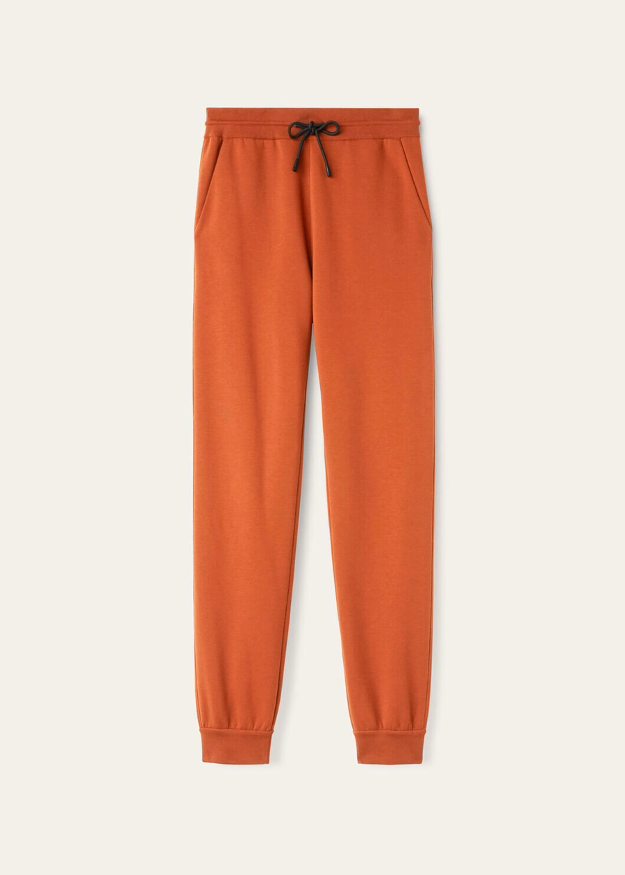 Larecchio Broek Katoen Kasjmier Jaspis Koraal Oranje