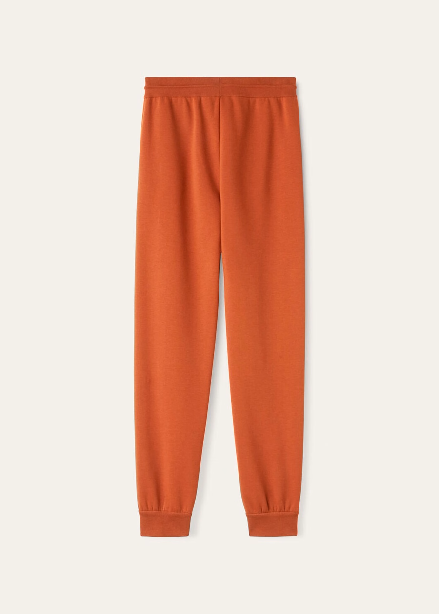 Larecchio Broek Katoen Kasjmier Jaspis Koraal Oranje