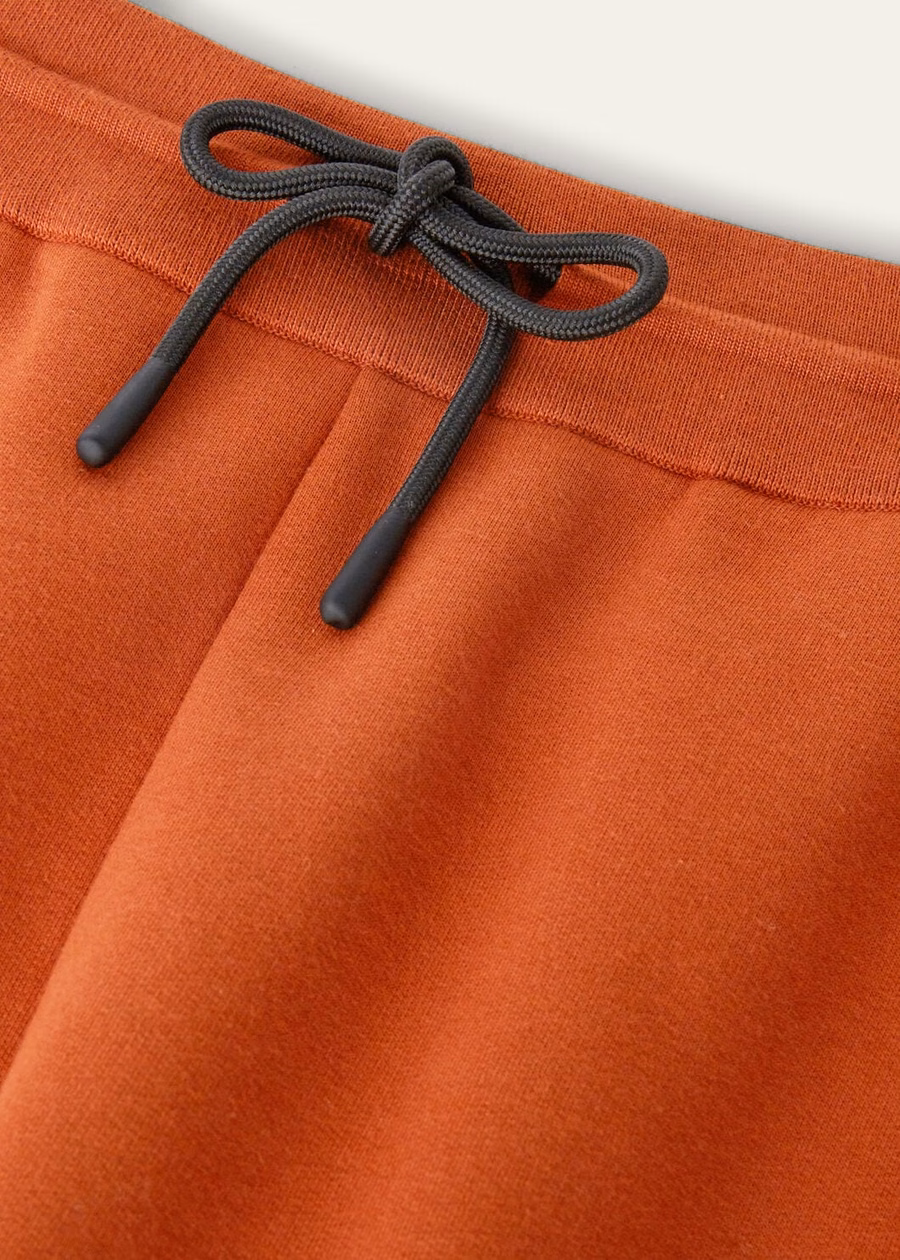 Larecchio Broek Katoen Kasjmier Jaspis Koraal Oranje