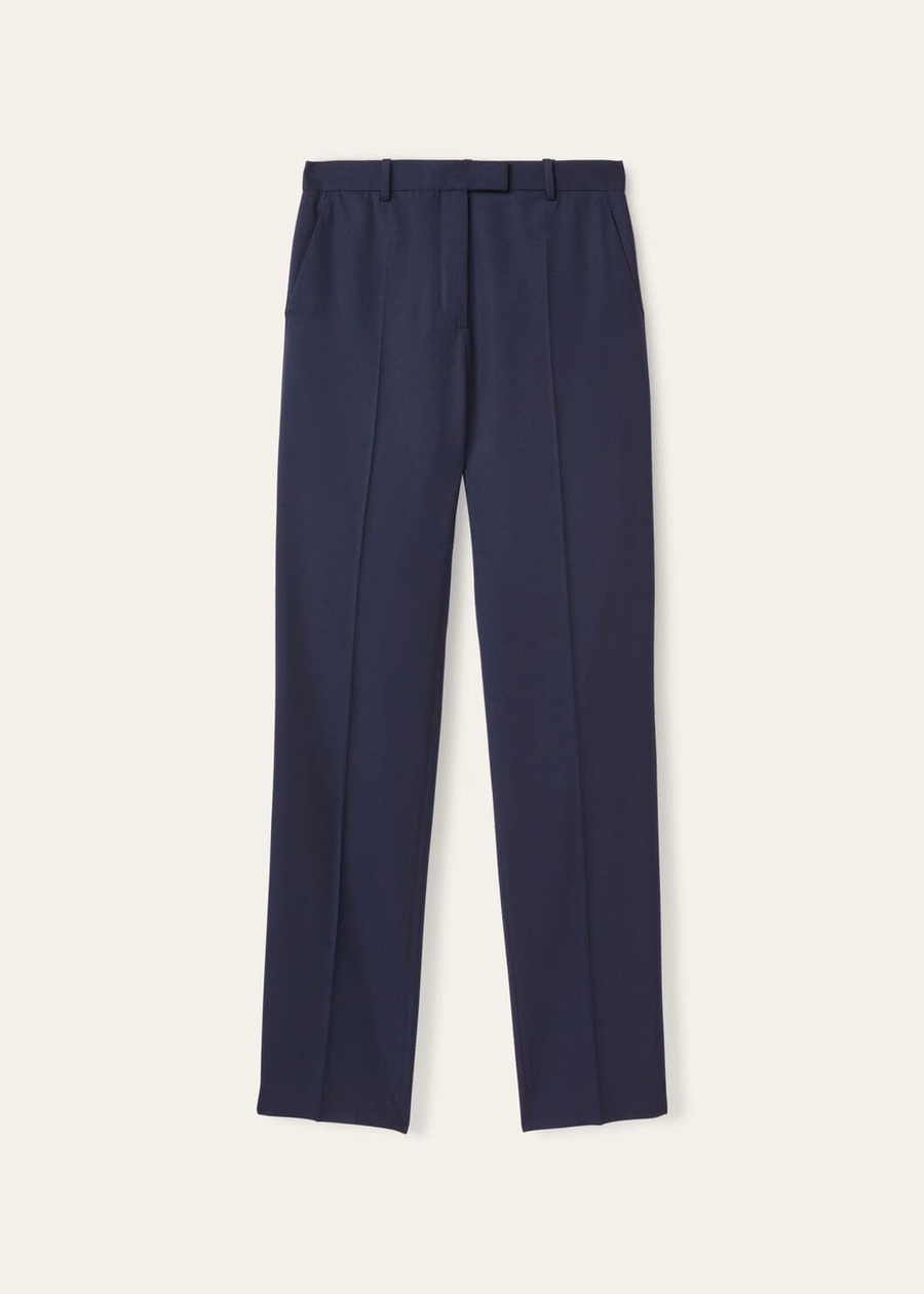 Davey Pants Virgin Wool Eclipse Blue