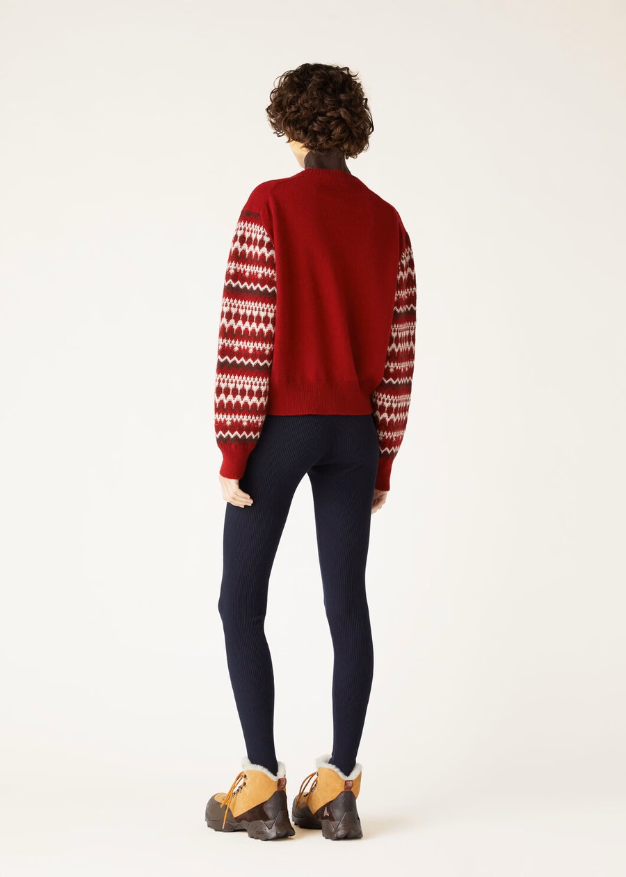 Dreamwool Leggings van zuivere scheerwol, marineblauw
