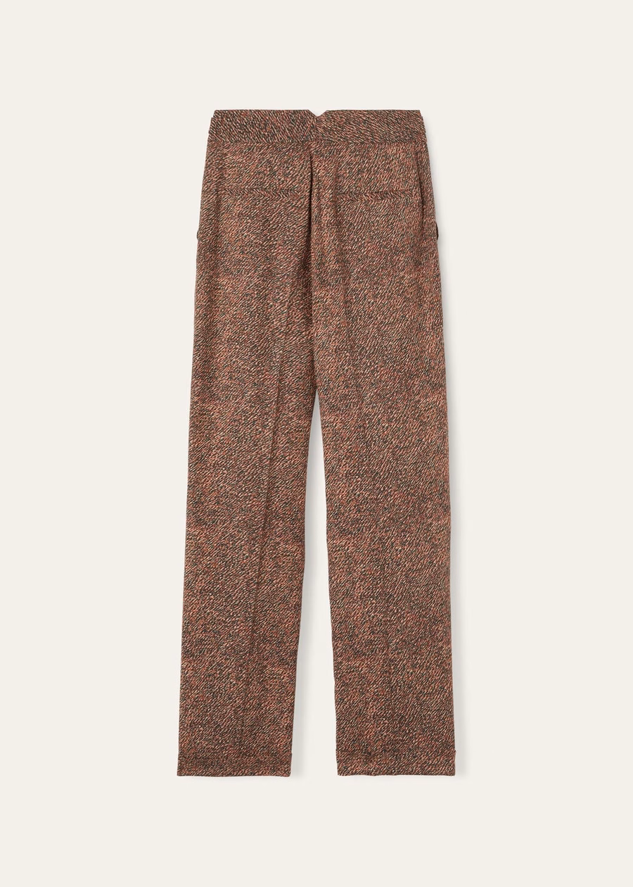 Jon Pants Zijde Lightcam/Ebbenhout/Oudroze