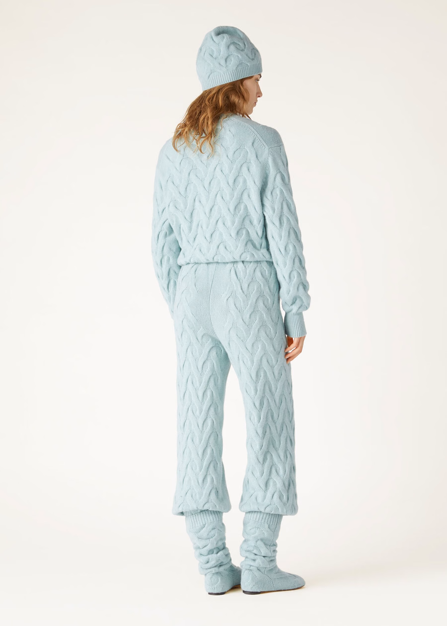 Cocooning Baby Cashmere Langhe Green Melange Pants
