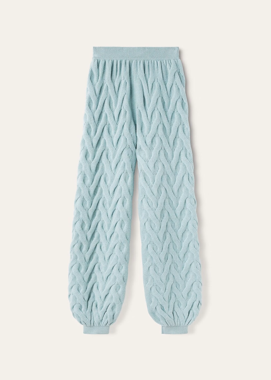 Cocooning Baby Cashmere Langhe Green Melange Pants