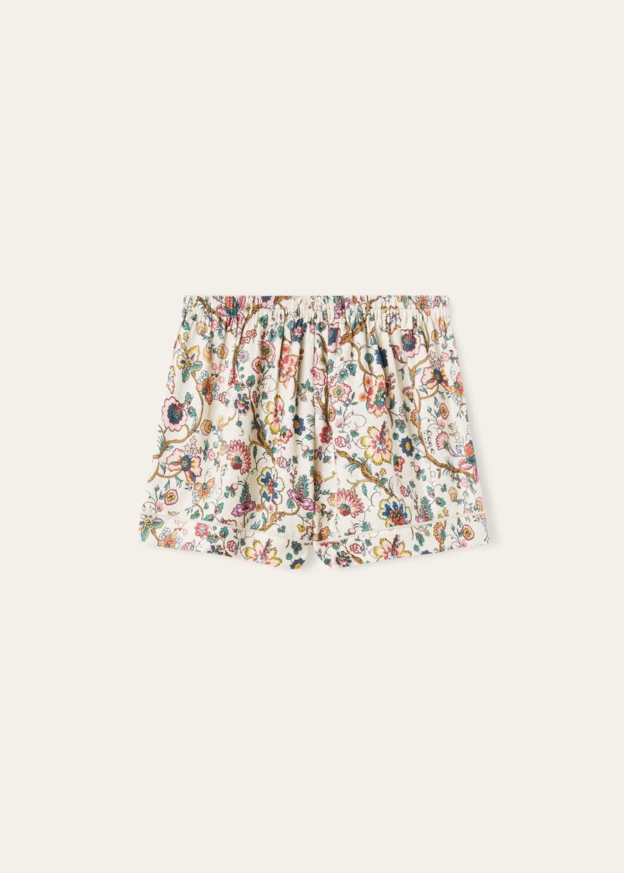 James Bermuda Shorts in Sandelhout/Impressionistisch Roze/Honingcrème