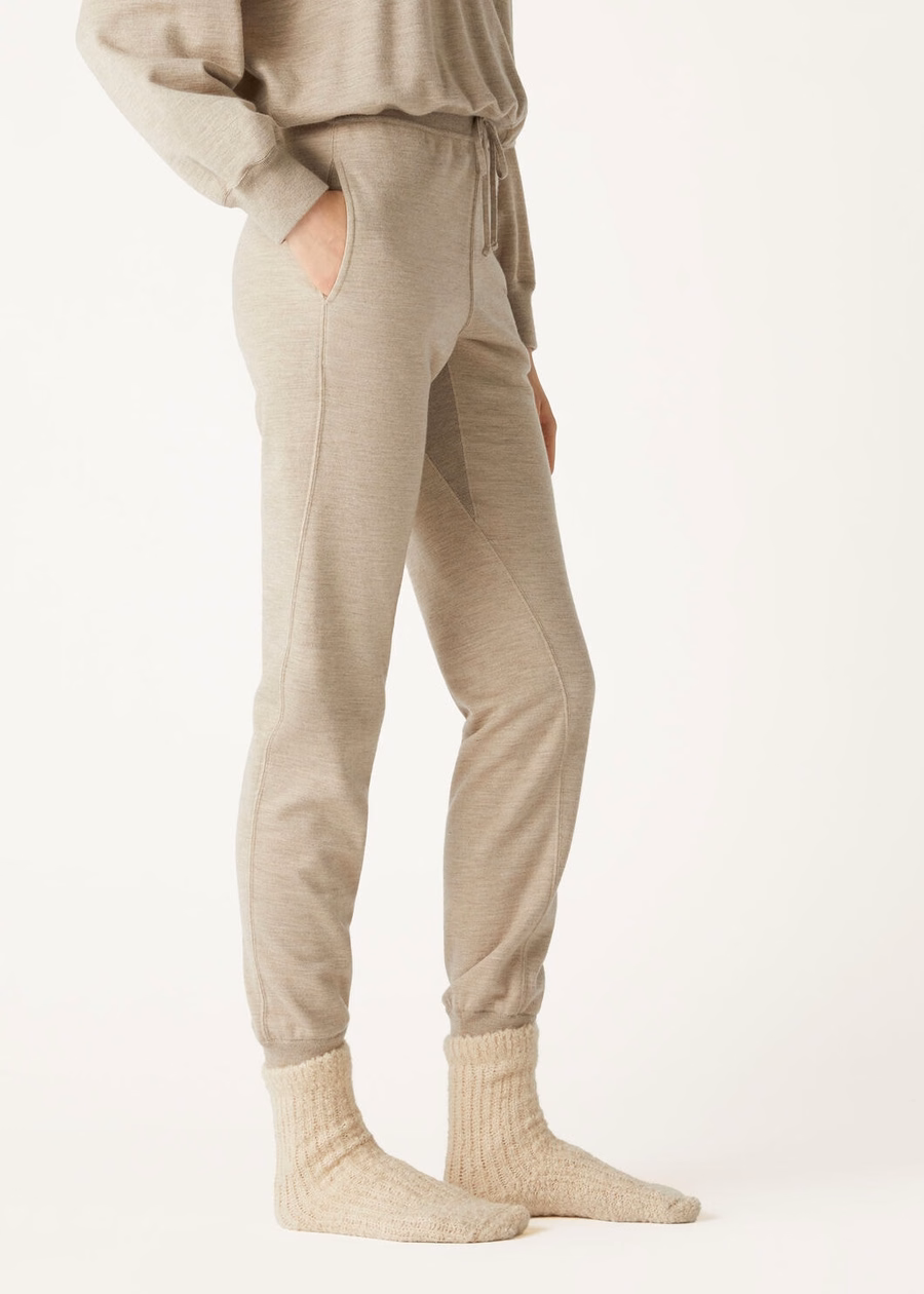 Coconing Cashmere Pants DEMY BROWN NAT