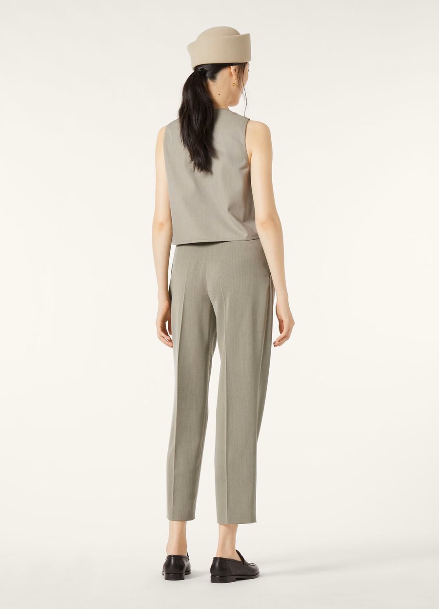 Hudson Pants Virgin Wool Layered Tort Melange
