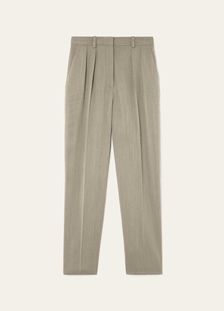 Hudson Pants Virgin Wool Layered Tort Melange