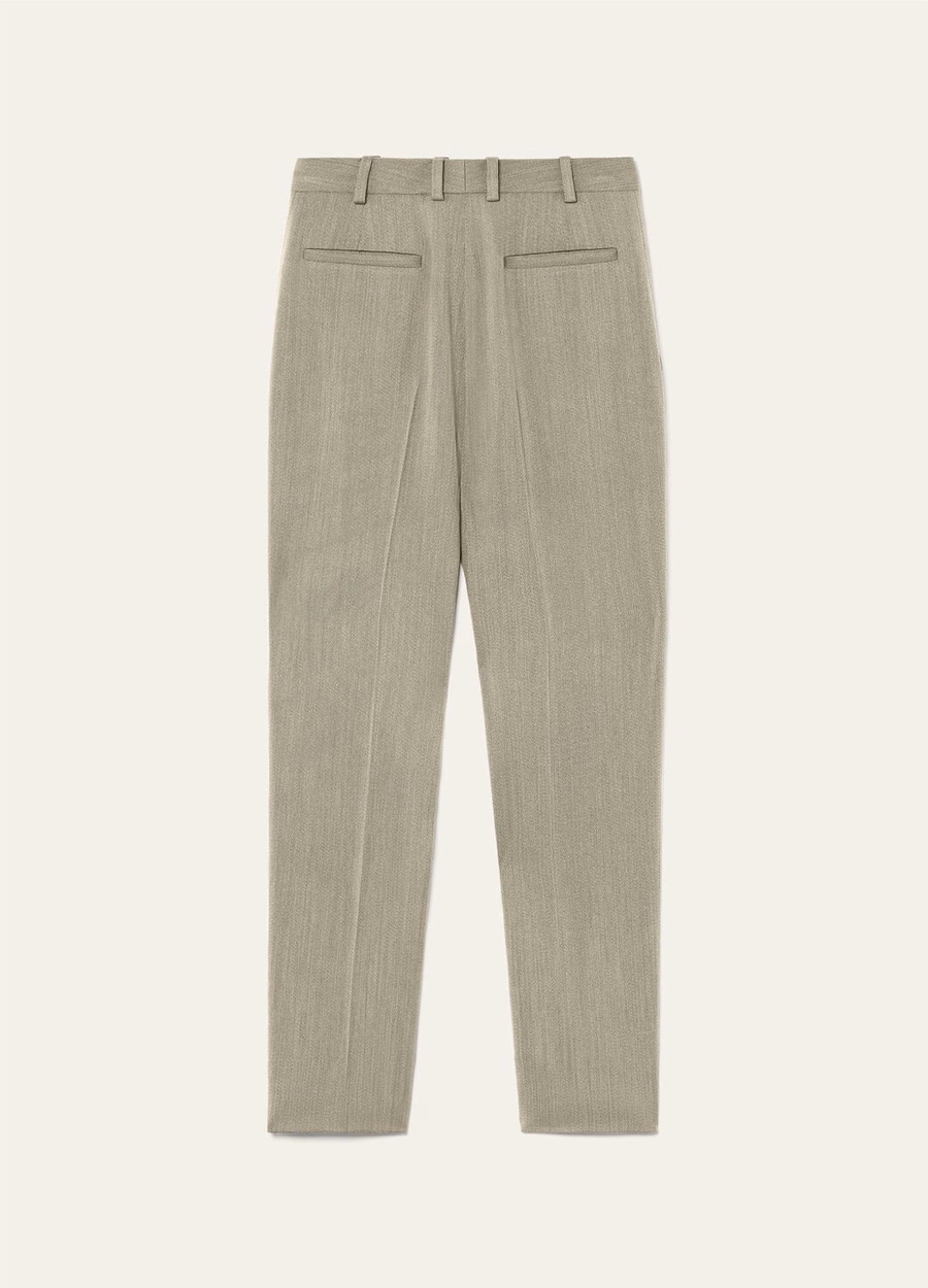 Hudson Pants Virgin Wool Layered Tort Melange