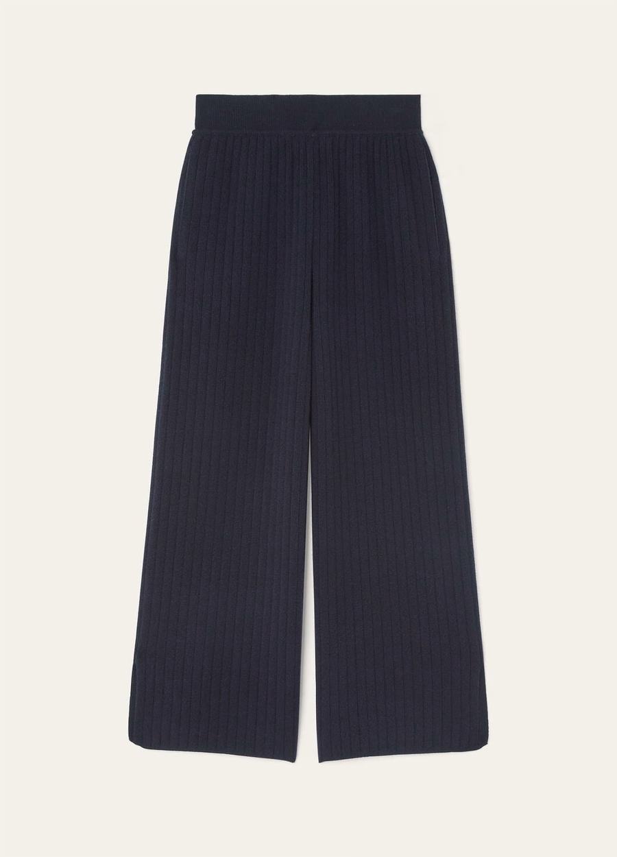 Baby Cashmere Coste Broek Marineblauw