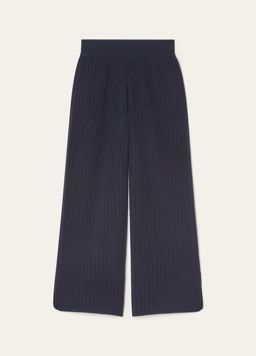 Baby Cashmere Coste Broek Marineblauw