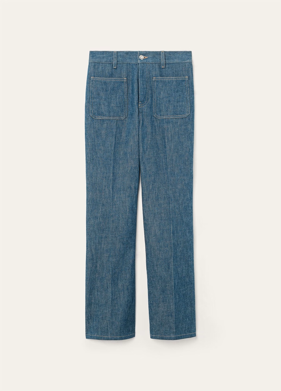 Lamark Austin Denim Blauwe Spirulina broek