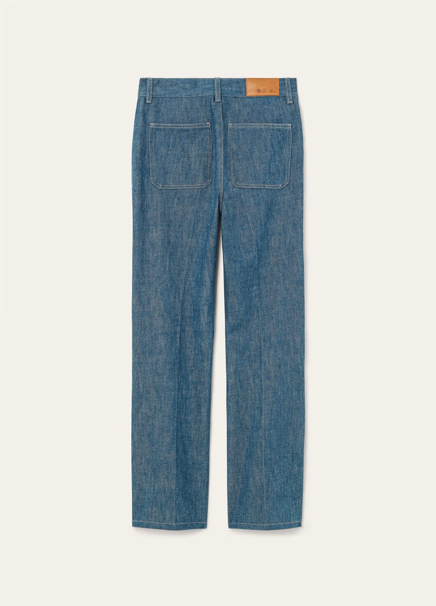 Lamark Austin Denim Blauwe Spirulina broek