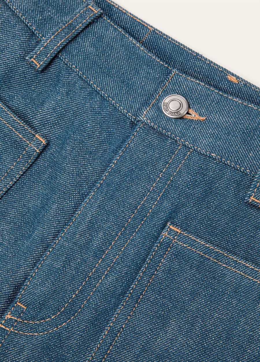 Lamark Austin Denim Blauwe Spirulina broek