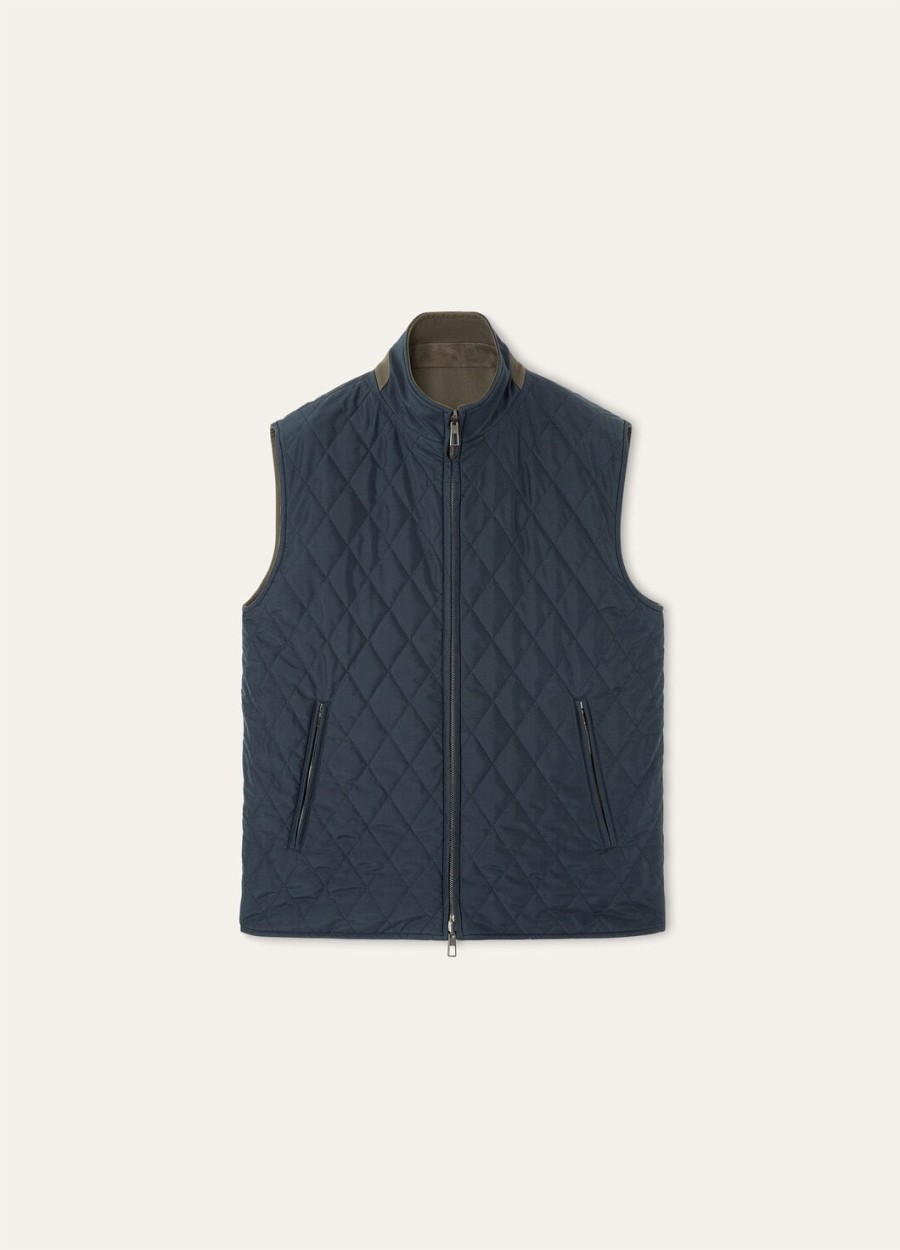 grian the gift of kings vest groen rietmarineblauw